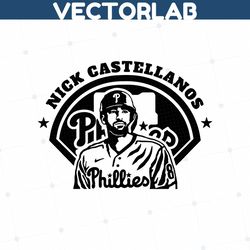 nick castellanos svg, instant download, digital files, png, pdf, dxf and svg