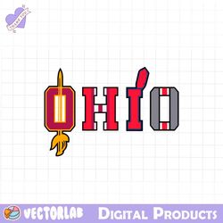 ncaa ohio state buckeyes football svg