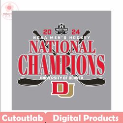 mens hockey national champions denver pioneers svg