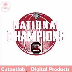 national champions south carolina gamecocks basketball svg