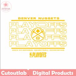 denver nuggets 2024 nba playoffs svg