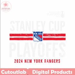 2024 stanley cup playoffs new york rangers svg