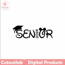 senior 2024, mickey mouse ears, svg and png formats, cut, cricut, dxf, silhouette, instant download