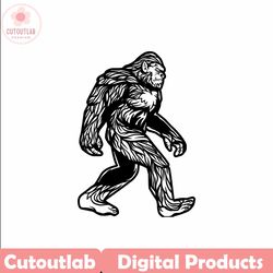 bigfoot svg | big foot cut files | yeti sasquatch clip art | cutting file cuttable printables clipart vector digital dow