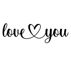 love you svg cut file for cricut designs