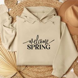 welcome spring svg files spring sign svg