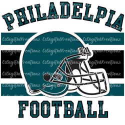 philadelphia football skyline chibis digital png download bundle of 8