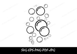 bubble svg,eps,bubbles,cute,decor,air,blowing bubble,handdrawn,bubble cut file,png,cricut,cameo,silhouette,line,instant