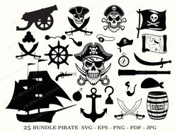 pirate svg, pirate bundle svg, pirate bundle png, pirate clipart, pirate cut files for cricut , pirate vector, pirate si
