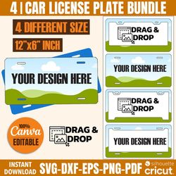 car license plate template bundle, car license plate sublimation template, license plate template, custom license plate,