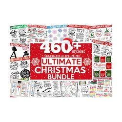 christmas ultimate bundle, 460 designs, heather roberts art bundle, christmas svg, winter svg, holidays, cut files cricu