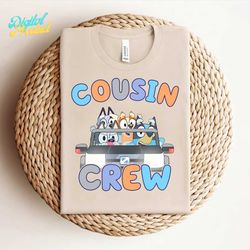 funny cousin crew bluey friends png