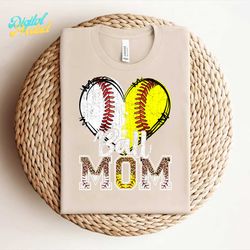 retro ball mom baseball mama png