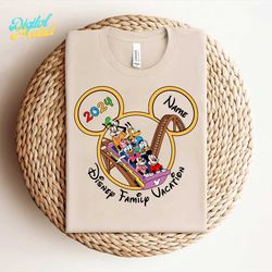 personalized disney family vacation 2024 svg