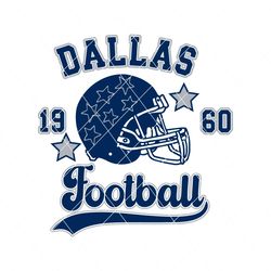 dallas football 1960 helmet svg digital download