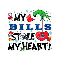 grinch hand my bills stole my heart svg