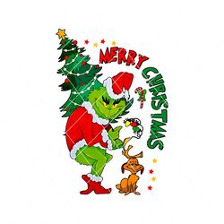 snow grinch max merry christmas png