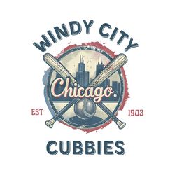 windy city chicago club baseball png