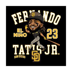 san diego padres fernando tatis jr baseball png