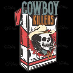 cowboy killers png western mega png digital download files