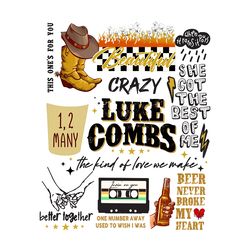 luke combs the kind of love we make png digital download files