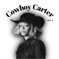 cowboy carter svg character instant download