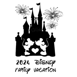 2024 disney family vacation mouse couple png