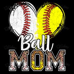 retro ball mom baseball mama png digital download files