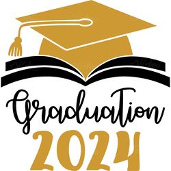 retro graduation 2024 senior class png digital download files