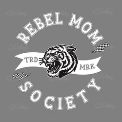 rebel mom society tiger roar svg digital download files