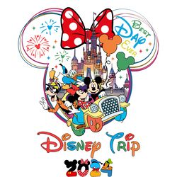 disney trip 2024 minnie ears castle png digital download files