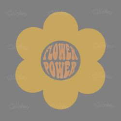 flower power svg png digital download files