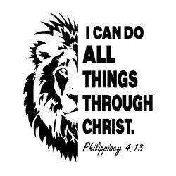 i can do all things through christ svg digital download files