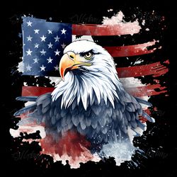 patriotic eagle flag png transparent clipart