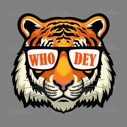 who dey tiger png digital download files