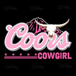 coors cowgirl png digital download files