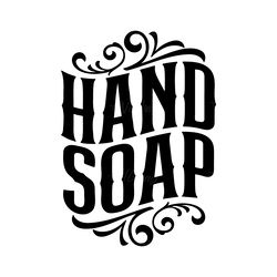 hand soap label svg png digital download files