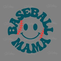 baseball mama svg png digital download files