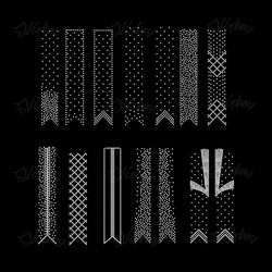 12 cheer bow 1.5 inch rhinestone templates