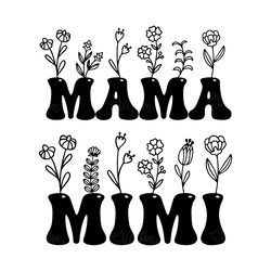 mama and mini svg digital download files