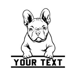 french bulldog svg digital download files