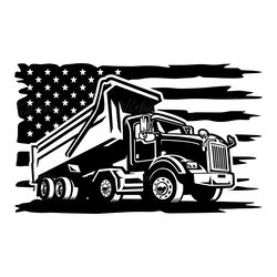 dump truck svg png digital download files