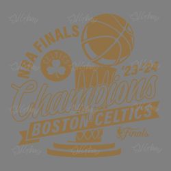 nba finals champions celtics wins trophy svg