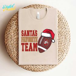 santas favorite football team san francisco 49ers svg