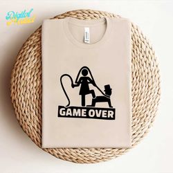 game over, wedding game over, bride svg, funny svg, bride tribe, vector cut file for cricut, silhouette, cricut, png