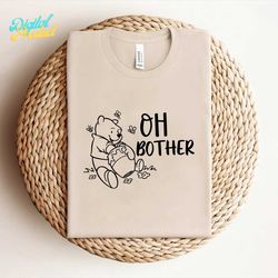 oh bother svg, winnie pooh svg png, pooh svg, bear svg clipart disneyland ears svg cut file cricut, silhouette