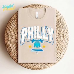 retro philly baseball skyline bell svg