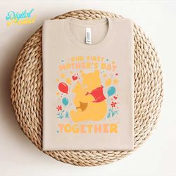 disney pooh our first mothers day together svg