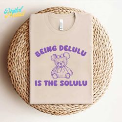 retro being delulu is the solulu svg