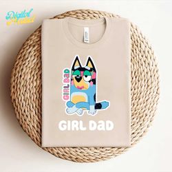 girl dad funny bandit heeler svg